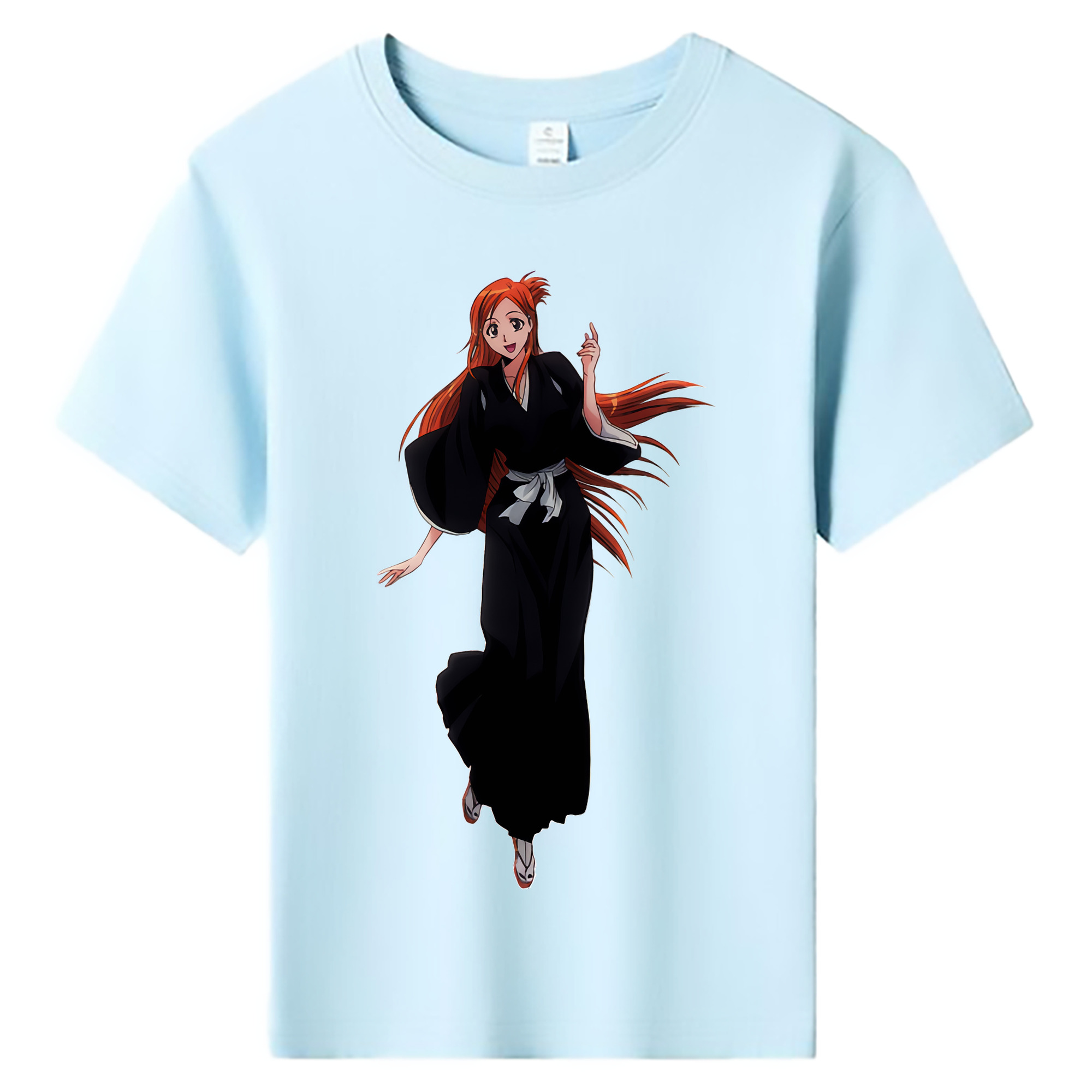 （画像用） ブリーチ 井上織姫（いのうえおりひめ） BLEACH Inoue Orihime 綿100％キッズTシャツ（フロントプリント）